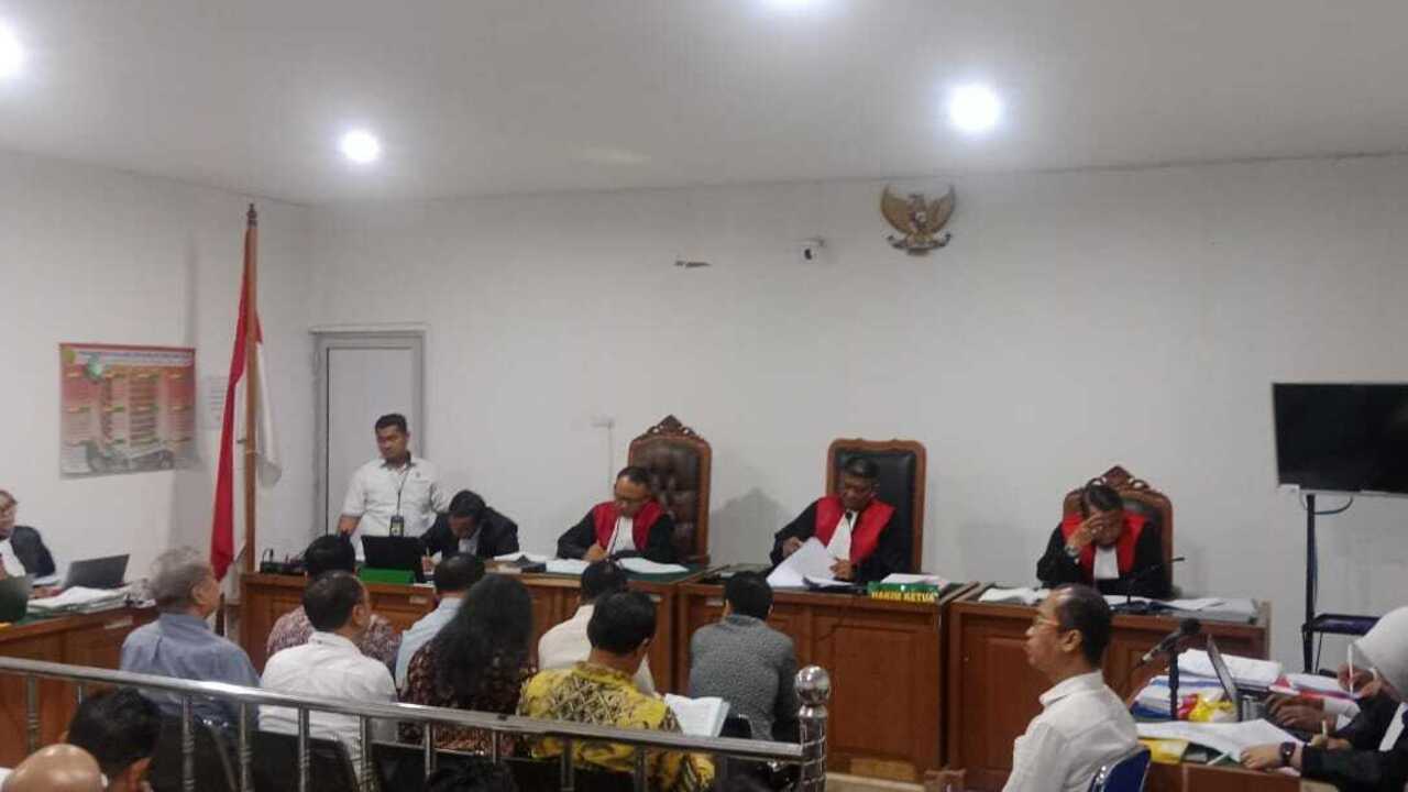 Sidang perkara korupsi akuisisi Jembatan Nusantara di Pengadilan Tipikor Jakarta