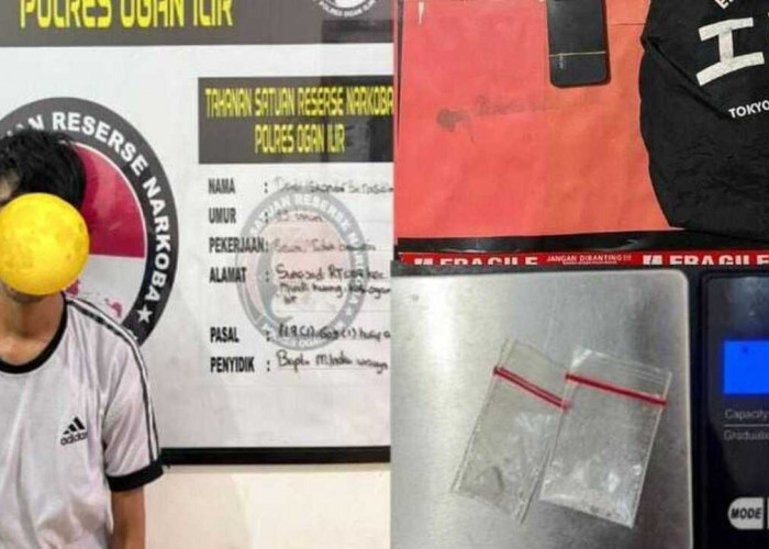 Pria di Muara Kuang Ogan Ilir Digerebek Polisi: Ternyata Pengecer Narkoba, Segini Barang Buktinya !