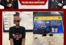 Sehari Bertubi-tubi! Satres Narkoba Polres Muba Bongkar 3 Kasus, 31 Gram Lebih Sabu Berhasil Disita