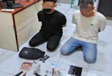 Polres Ogan Ilir Amankan Senpira, Sajam dan Ekstasi Saat Razia KRYD, Dua Orang Diamankan
