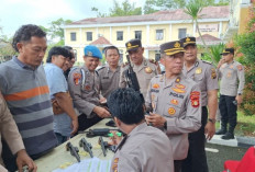 Lakukan Pengecekan Senpi dan Kendaraan Operasional Anggota