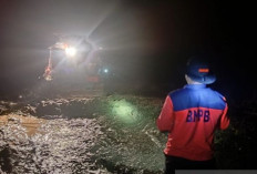BPBD OKU Selatan Gerak Cepat Bersihkan Material Longsor di Desa Vila