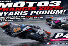 Hasil Moto3 Prancis 2026 Le Mans! Veda Ega Finis P4