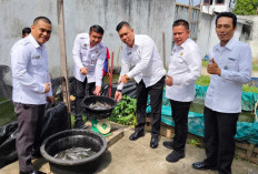 Dukung Ketahanan Pangan, Rutan Baturaja Panen Ikan Lele