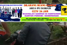 Warga Perumnas Griya Sriwijaya Kartini Pasang CCTV, Cegah Pembuangan Sampah Sembarangan