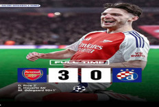 Arsenal Tampil Beringas Menang 3-0, Dinamo Zagreb Jadi Korban!