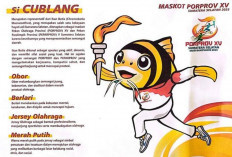 Maskot Si Cublang dan Logo Resmi Porprov XV & Peparprov V Sumsel 2025