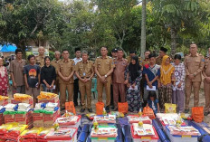 Tinjau Lokasi Kebakaran di Serinanti, Pj Bupati OKI Salurkan Bantuan