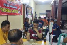 Sambut Hari Bhayangkara ke-80, Polsek Lubuklinggau Timur Gelar Lomba Gaplek Bersama Warga
