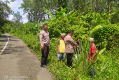 Polisi Datangi Lokasi Pencurian Kambing Oleh Sekawanan Pencuri Bersenpi