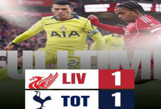 Hasil Liga Premier Liverpool Dipaksa Imbang Tottenham 1-1 
