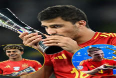 Rodri Terpilih Sebagai Pemain Terbaik Euro 2024, Lamine Yamal Raih  Pemain Muda Terbaik dan Top Assit
