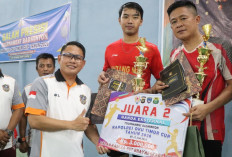  ‎Final Badminton Berlangsung Meriah, Kapolres OKUT Harus Puas di Posisi 4  ‎  ‎