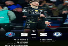 Hasil Liga Champions: PSG Bungkam Chelsea 5-2, Selangkah ke Perempat Final 