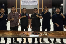 Antisipasi Gangguan Kamtib, Jajaran Pengamanan Lapas Kayuagung  Razia Kamar Warga Binaan