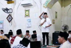 Bupati Ogan Ilir Panca Wijaya Safari Ramadan di Desa Tanjung Atap, Serap Aspirasi Warga Soal Lampu Jalan