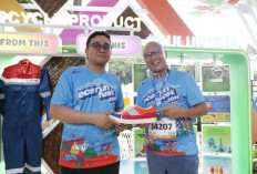 Komitmen ESG: Pertamina Drilling Pamerkan Sepatu dan Pouch Upcycle dari Coverall Bekas di Ajang ECORUN 2025