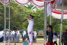 Wabup Ogan Ilir H. Ardani Pimpin Upacara Peringatan Hari Otonomi Daerah ke-XXIX dan Hardiknas 2025