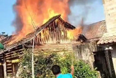 Rumah Papan di Desa Tanjung Telang Prabumulih Ludes Terbakar, Kerugian Ditaksir Capai Ratusan Juta 