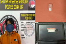 Kurir Sabu di Kebun Karet Pulau Kabal Dibekuk, Polisi Amankan Barang Bukti 0,21 Gram
