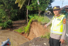 Kerahkan Personel Cek Lokasi Tanah Longsor  