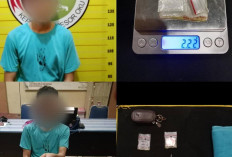 Lagi Transaksi di Pinggir Sungai Ogan Pemuda di OKU Diringkus Polisi