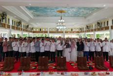 336 CJH Muara Enim Ikuti Bimbingan Manasik Haji 2025
