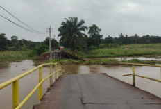Jembatan Lubuk Rukam–Muara Kumbang Ambruk, Akses Warga Antar Desa Terputus