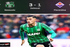 Hasil Liga Serie A Italia: Sassuolo Bekuk Fiorentina 3-1