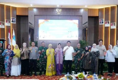 Bupati Panca dan Wabup Ardani Hadiri Pisah Sambut Dandim 0402/OKI-OI di Pendopoan Tanjung Senai