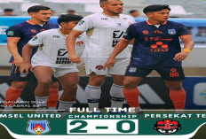 Kalahkan Persekat Tegal 2-0, Sumsel United Naik ke Posisi Dua Klasemen