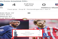 Hasil PSG vs Atletico: 4 Gol Tanpa Balas, Atletico Rontok, Clement Lenglet Kartu Merah!