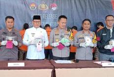 Polres Banyuasin Gaungkan Perang Terhadap Narkoba  