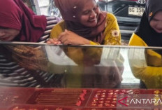Harga Emas Perhiasan di Palembang Naik Jadi Rp16,6 Juta per Suku