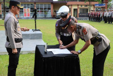 Dua Perwira Polres Muara Enim Di Mutasi