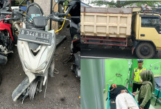 Motor Beat Cium Dump Truck : Sopir Truck Sempat Kabur, Begini Kondisi Korban