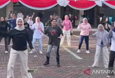 Pemkot Palembang Gelar Senam Rutin Jaga Kesehatan Pegawai