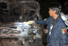 Dua Dump Truck Batu Bara Tabrakan di Jalan Hauling Muratara, Satu Sopir Tewas Terbakar