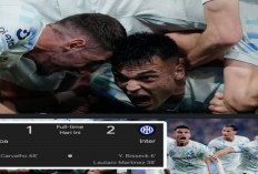Hasil Liga seri A Italia: Genoa vs Inter 1-2, Rebut Tahta Klasemen Kudeta AC Milan