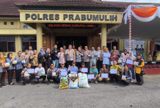 Polres Prabumulih Salurkan Bantuan CSR untuk Dukung Ketahanan Pangan Melalui Program P2LP