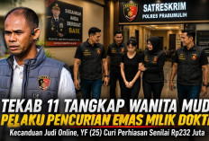 Kecanduan Judi Online, Wanita Muda di Prabumulih Nekat Curi Emas dan Logam Mulia Milik Dokter 