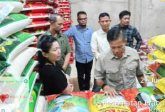 Antisipasi Peredaran Beras Oplosan Disperindag Prabumulih Gelar Sidak