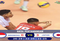 Indonesia Hadapi Iran di Semifinal Usai Takluk dari Jepang di Kejuaraan Voli Asia U-20