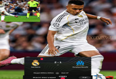 Real Madrid Comeback 2-1 Marseille, Dua Penalti Mbappé Jadi Penentu