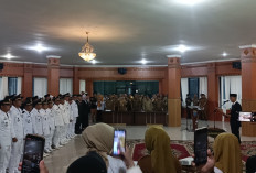 Sembilan Camat Baru di OKI Wajib Ikuti Diklat Kepamong Prajaan