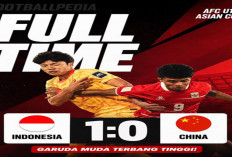 Hasil Indonesia vs China U17 1-0: Keanu Sanjaya Jadi Pahlawan, Garuda Muda Naik ke Posisi Dua