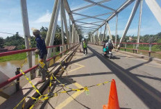 Kabel Suspensi Jembatan Peninggalan Putus, Pemkab Muba Langsung Atasi Sementara dan Surati Kementerian PUPR