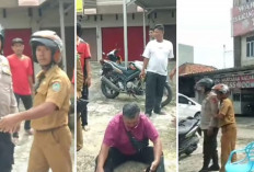 Viral ! Oknum Polisi di Prabumulih Aniaya Pengendara Motor   