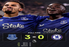 Hasil Liga Premier Inggris: Everton Bungkam Chelsea 3-0, The Blues Tersungkur