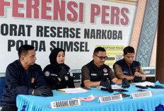Polda Sumsel Tangkap Pria yang Ngaku Wartawan Edarkan Sabu: Segini Barang Buktinya !